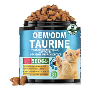 Masticabili alla Taurina per Gatti: Supporto per Energia, Pelle e Pelo, Cuore, Vista e Tratto Urinario, Favorisce Energia e Metabolismo - Product Image 1