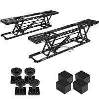 Mini-élévateur à ciseaux hydraulique électrique, rampe mobile portable pour garage et maison, levage rapide de voiture