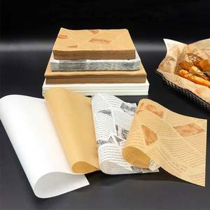 Papel para Envolver Alimentos, Diseño de Periódico, para Sándwiches, Hamburguesas, Papas Fritas, Mantel Individual, Papel Encerado, Papel para Envolver Alimentos Fritos - Product Image 6