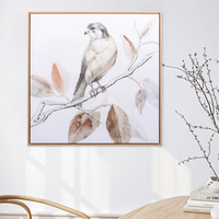 Homco Tableau mural moderne pour salon, toile peinte à la main, décoration intérieure, nouveau design, couleurs claires, vente en gros