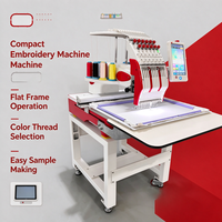 Machine à broder informatisée à grande vitesse avec 15 aiguilles pour la fabrication de chapeaux et de casquettes