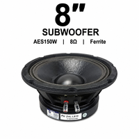 Haut-parleur PA professionnel LS ZHL-L810 de 8 pouces, 150 W RMS, bobine vocale intérieure-extérieure de 50 mm, aimant Y35 de 145 mm, woofer haute sensibilité