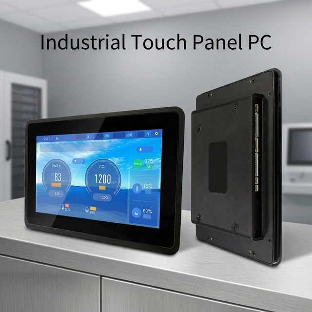 Industrial All-in-One PC A133 Processor Embedded Vehicle Computer Fanless Touchscreen 15.6 Inch Marine LCD Monitor 2GB/8GB