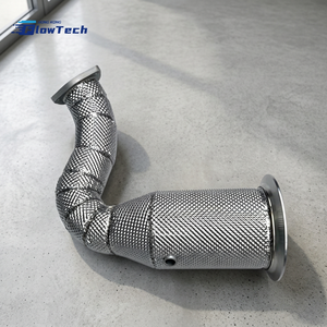 Tubería de Escape Turbo con Protector Térmico para Porsche Panamera 971 3.0T V6, Acero Inoxidable T304, Alto Flujo, Ajuste Directo - Product Image 3