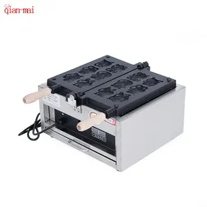 Best Design Stainless Steel Cute Cartoon Waffle Maker Rotary Cast Irons Hello Kitty Doraemon Shaped Plate Waffle Maker Machine