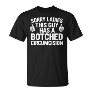 T-shirt promotionnel pour hommes à manches courtes et col rond « Désolé les filles, ce gars a une <span class=keywords><strong>circoncision</strong></span> bâtonnée » - Product Image 2
