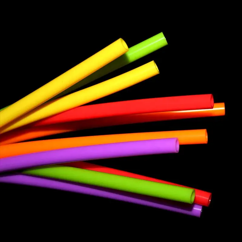 Custom eco-friendly reusable silicon straw hose food medical grade silicone tubing straws