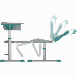 Yinghuang Student <b>Desk</b> And Chair <b>Set</b> With Height Adjustment For Kindergarten Modern Minimalist Style Metal Material - Product Image 2