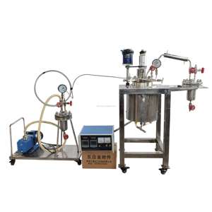 Reactor Químico Automático de Acero Inoxidable bibo de 10 Litros con Condensador y Motor Automático - Product Image 1