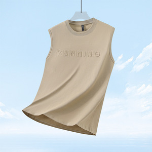 Destaca con tu propio logotipo de marca en este chaleco de algodón Premium para hombre, ideal para eventos corporativos o estilo personal - Product Image 6