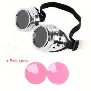 Lunettes de soleil steampunk gothiques personnalisées unisexe pour cosplay et fête, style soudeur - Product Image 5
