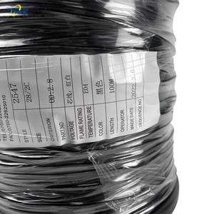 CE per cavo elettrico certificato <span class=keywords><strong>2</strong></span> Core con codice colore UL80 ℃ 28AWG filo elettronico isolato in PVC con conduttore di rame - Product Image 3