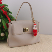 Porte-clés en peluche de Noël mignon, Père Noël, Bonhomme de neige, Renne, breloque de sac, pendentif, ornement d'arbre de Noël, cadeaux pour enfants