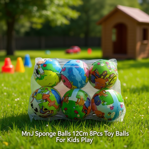 Pelotas de Esponja Mnj de 12 cm, 6 Piezas, Pelotas de Juguete para Niños - Product Image 3