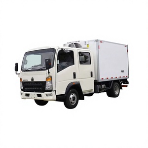 Le camion frigorifique Sinotruk 4x2 est adapté au <span class=keywords><strong>transport</strong></span> en chaîne du froid <span class=keywords><strong>d</strong></span>'aliments congelés, de fruits et de produits pharmaceutiques. - Product Image 1