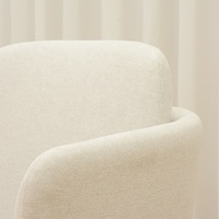 Moderne et simple maison chambre salon canapé chaise minimaliste hôtel fauteuil fauteuil pivotant