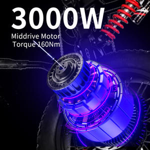 Moto tout-terrain électrique HEZZO D5 PRO 400-600cc 60V 3000W 70km/h, batterie au lithium puissante, étanche, stock UE/US - Product Image 3