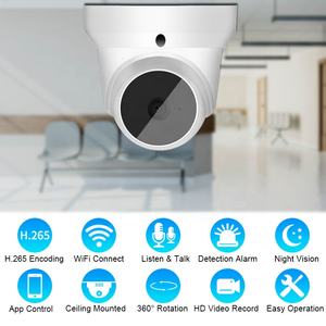 FHD V380 5MP WiFi <span class=keywords><strong>Dome</strong></span>-Kamera 355 Grad Pan Rotation Decken montierte CCTV-Überwachungs kamera mit <span class=keywords><strong>10M</strong></span> <span class=keywords><strong>IR</strong></span>-Abstand - Product Image 2