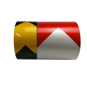Cinta DE SEGURIDAD <span class=keywords><strong>reflectante</strong></span> de grado comercial, pegatina de advertencia de peligro autoadhesiva para mascotas de alta resistencia para camiones, vehículos, almacenes - Product Image 2