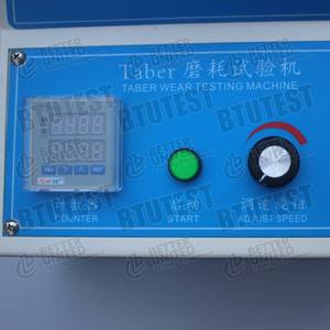 ASTM D4060 Máquina De Teste De Abrasão Automática Digital TABER 1 Ano De Garantia De Borracha Resistência Tester Equipamentos Eletrônicos - Product Image 2