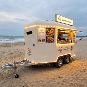 <b>Towable</b> Mobile Oem Ice Cream Trailer Catering Cart Custom Size Stainless Steel Concession Food Truck With Full Kitchen - Product Image 2
