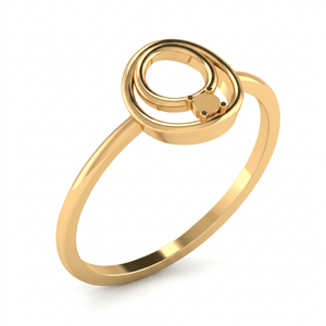 10K Gold Lab Created Diamond Vintage Ring Round Brilliant Cut Women's Engagement Wedding Anniversary Jewelry <b>gift</b> for Her women - Product Image 1