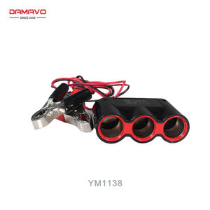 DAMAVO personnalisé 12V-24V USB chargeur de voiture en plastique prise de courant fonction stéréo Type C charge pour RV camions allume-cigare - Product Image 2