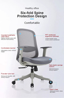 Vente en gros de chaises de bureau ergonomiques et sédentaires, dossier réglable et rotation confortable, chaises adaptées aux bureaux du personnel