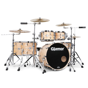 Glamor Professional Premium Series High-End 6-Piece Maple Jazz Drum Kit Alat Musik - Product Image 1