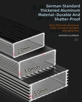 Échelle en aluminium épaissie à marches en zigzag, échelle pliante domestique, échelle télescopique d'extérieur, échelle droite portable
