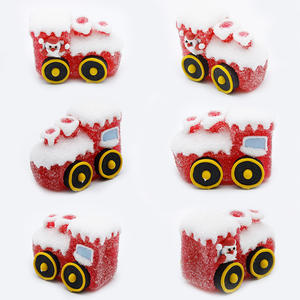 Vente en gros d'usine, bonbons de haute qualité halal en forme de voiture, petit camion rouge, bonbons de dessin animé - Product Image 6