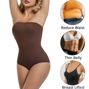 <span class=keywords><strong>Combinaison</strong></span> pour femme, vêtements de maintien, contrôle du ventre, rehausseur de fesses, body sculptant, lisse, invisible <span class=keywords><strong>sous</strong></span> les vêtements, <span class=keywords><strong>sous</strong></span>-vêtements amincissants, <span class=keywords><strong>combinaison</strong></span> à col bas - Product Image 2