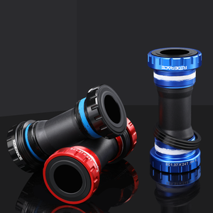 RIDERACE Boîtier <span class=keywords><strong>de</strong></span> pédalier fileté en acier pour vélo, en alliage d'aluminium, pour axe BB <span class=keywords><strong>de</strong></span> 24 mm, largeur <span class=keywords><strong>de</strong></span> coque 68-73 mm, accessoires <span class=keywords><strong>de</strong></span> vélo - Product Image 1