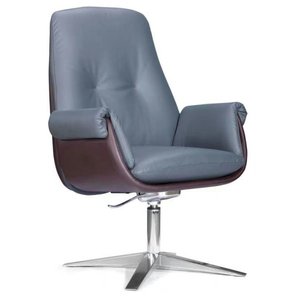 Chaise de bureau en cuir moderne et confortable 36019-1921E/B/A - Product Image 2