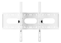 Support mural inclinable pour téléviseur en acier laminé à froid blanc, inclinaison +/-15°, distance 60 mm, VESA 600x400 mm, pour téléviseurs de 32 à 70 pouces, capacité 50 kg, CE/RoHS