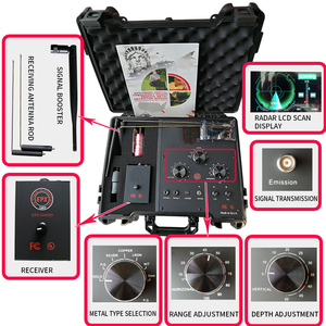 Détecteur de métaux souterrain portable EPX10000 pour la détection, 8 heures d'autonomie de la batterie, 433 MHz, écran LCD couleur 480x320, indice de protection IP - Product Image 6