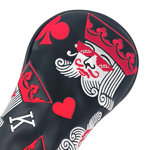 Cartoon Poker Stick Set New 1st Fairway Wood PU Impermeable Golf Wooden <span class=keywords><strong>Club</strong></span> Sets Cubiertas de cabeza completa - Product Image 5