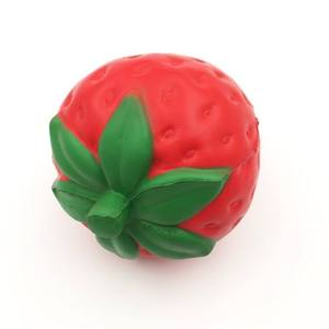 Juguete Antiestrés de Fresa Grande, de Rebote Lento, Modelo de Fruta de Simulación, Adorno, Súper Suave, Tamaño Grande - Product Image 5