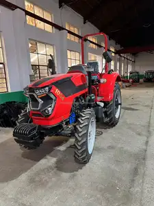 Mini tracteur 4WD 35hp 40hp 50hp moteur diesel tracteur à roues pour labourer tracteur agricole