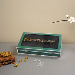 Caja de regalo de acrílico, caja interior rectangular transparente de plástico para cordyceps, nido de pájaro, pepino de mar y dendrobium officinale - Product Image 1