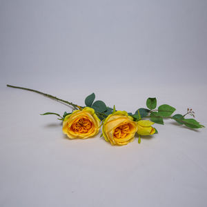 Venta caliente Decoración de la boda Flores Rosas a granel Flor artificial Tallo largo Ramo de rosas - Product Image 4