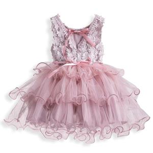 Girl Dresses Summer Lace Elegant Dress for Kids Party Birthday Prom Gowns Girl Frocks Infantil Vestidos C13138 - Product Image 1