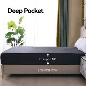 Protège-matelas imperméable de 18 "housse de matelas imperméable respirante pour animaux de compagnie enfants adultes - Product Image 4