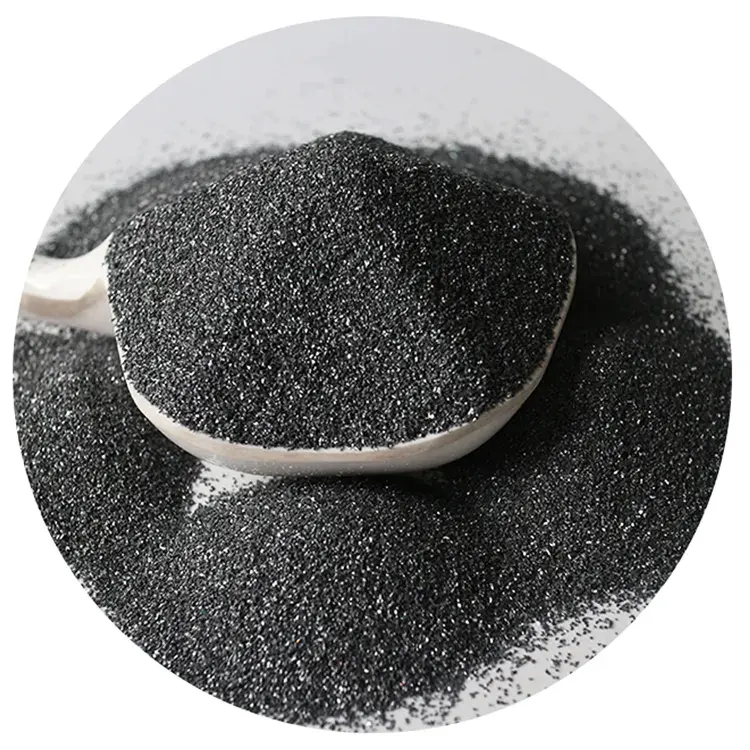 Harga Pabrik Black Silicon Carbide 98% SiC Silicon Carbide Powder Grit Powder Fine Powder