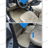 Alfombrillas de Cuero para Coche Toyota RAV4 2005 2006 2007 2008 2009 2010 2011 2012 XA30, Alfombra, Accesorios para el Suelo, Tapete para RAV4