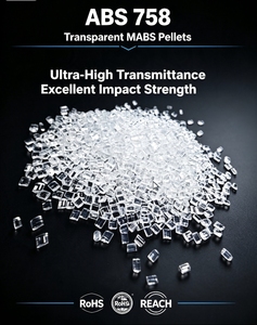Blown Film Grade ABS 758 <b>Plastic</b> Raw Material Pellets High Rigidity Transparent Spherical Granules for Electrical <b>Enclosure</b> - Product Image 4