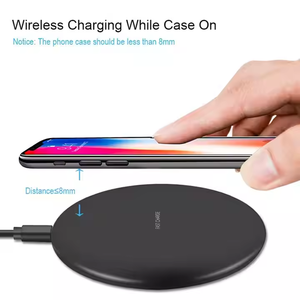 <span class=keywords><strong>Cargador</strong></span> Inalámbrico Redondo <span class=keywords><strong>para</strong></span> Teléfono Móvil, Soporte de Escritorio Portátil, Carga Rápida de 10W, Salida Tipo-C Ecológica con Logotipo Personalizado - Product Image 5