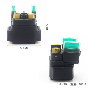 Relé Solenoide de Arranque Eléctrico para Yamaha YFM 550 700 YFM <span class=keywords><strong>125</strong></span> RAPTOR <span class=keywords><strong>125</strong></span> 250 para <span class=keywords><strong>Suzuki</strong></span> Address V125 G <span class=keywords><strong>S</strong></span> <span class=keywords><strong>GSX</strong></span> 600 750 F - Product Image 5