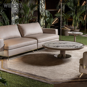 Wbert ไฟโต๊ะน้ำชาหินหรูหราสไตล์อิตาลีห้องนั่งเล่นเรียบง่ายอพาร์ทเมนท์ขนาดเล็กบ้านกาแฟขนาดหินอ่อนธรรมชาติของปิกัสโซ - Product Image 4