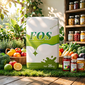 ฟรุกโตโอลิโกแซ็กคาไรด์ (FOS) เกรดอาหาร ชนิดผงใยอาหารพรีไบโอติก ละลายน้ำได้ บรรจุถุง 25 กก. CE-Bio - Product Image 4